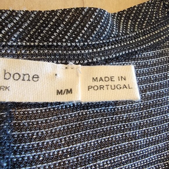 Rag & Bone Women's Metallic Short Sleeve Top Size M Lightweight Layer - Picture 3 of 9